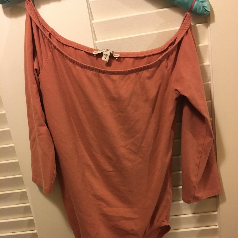 Express off the shoulder body suit